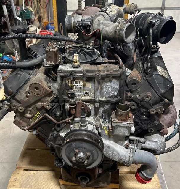 1999-2000 Ford F-250 7.3L Used Engine, 8th digit - VIN F, Federal Emissions, With Exhaust Pressure Valve, from 12/7/98